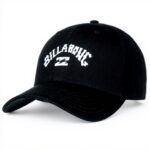 Billabong Snapback Cap for Boys Black 6-Panel Construction