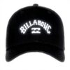 Billabong Snapback Cap for Boys Black 6-Panel Construction
