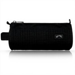 Billabong Pencil Case Men Grey Barrel Design Organizer