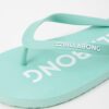 Billabong Men's Beach Thong Sandals EVA Footbed Logo Design-3