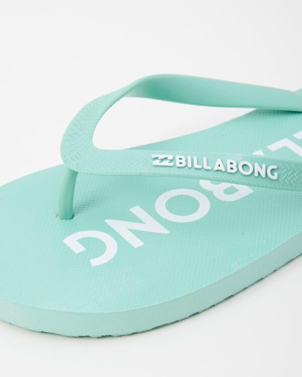 Billabong Men's Beach Thong Sandals EVA Footbed Logo Design-3