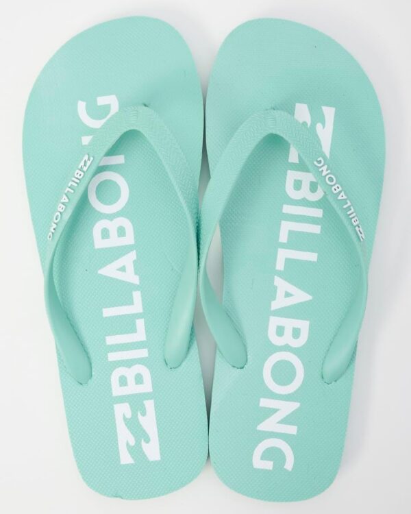 Billabong Men's Beach Thong Sandals EVA Footbed Logo Design-2