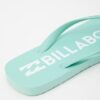 Billabong Men's Beach Thong Sandals EVA Footbed Logo Design-4