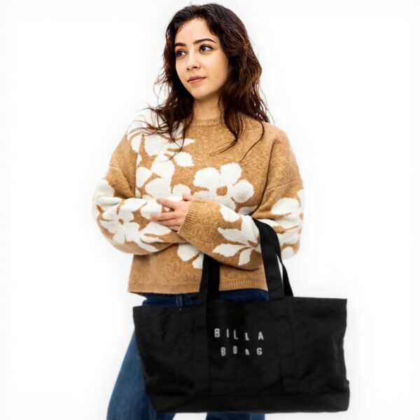 Billabong Big Tote Bag Unisex Beach Carryall NAT