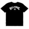 Boys T-Shirt Billabong Arch Wave Cotton Black 14 Years