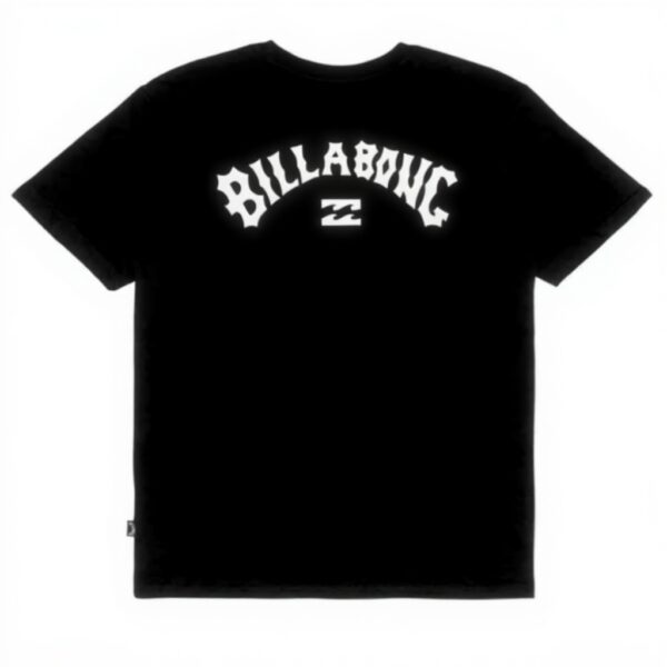 Boys T-Shirt Billabong Arch Wave Cotton Black 14 Years
