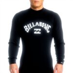 Boys Rash Guard Shirt Billabong Logo Surf UPF 50