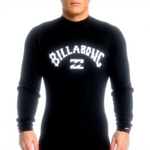 Boys Rash Guard Shirt Billabong Logo Surf UPF 50