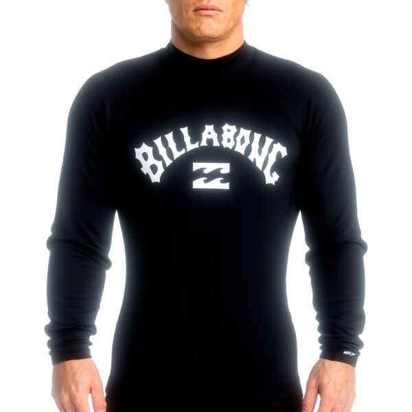 Boys Rash Guard Shirt Billabong Logo Surf UPF 50