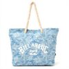 Billabong Essential Beach Bag Tote Cotton Canvas Women