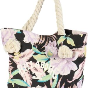 Billabong Tote Bag Cotton Canvas Mini Beach Bag Women-0