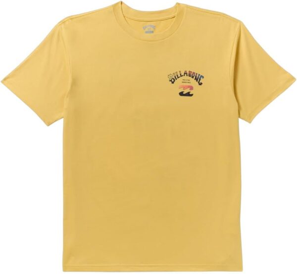 Billabong Mens Arch Fade Premium T-Shirt Black Screen Tee-5