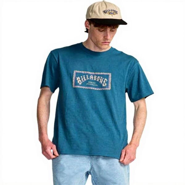 Billabong Mens Arch Frame T-Shirt Cotton Jersey Screen Print