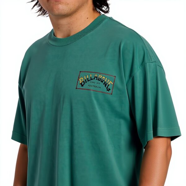 Billabong Mens Arch Wave T-Shirt Black Soft Print