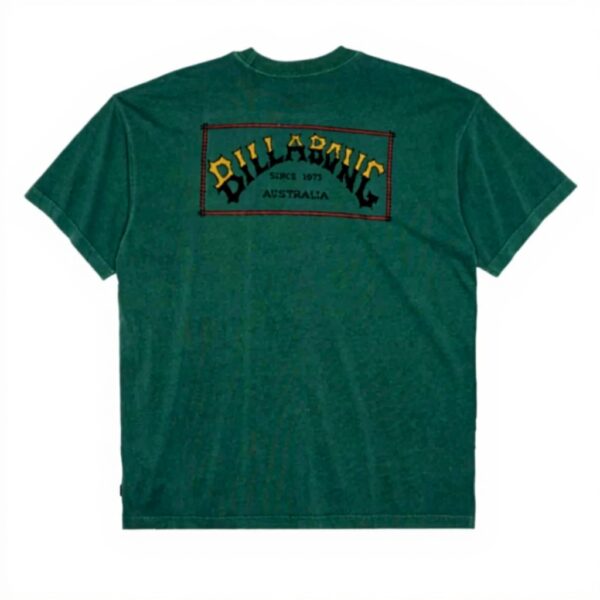 Billabong Mens Arch Wave T-Shirt Black Soft Print