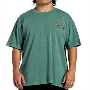 Billabong Mens Arch Wave T-Shirt Black Soft Print