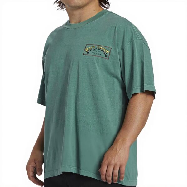 Billabong Mens Arch Wave T-Shirt Black Soft Print