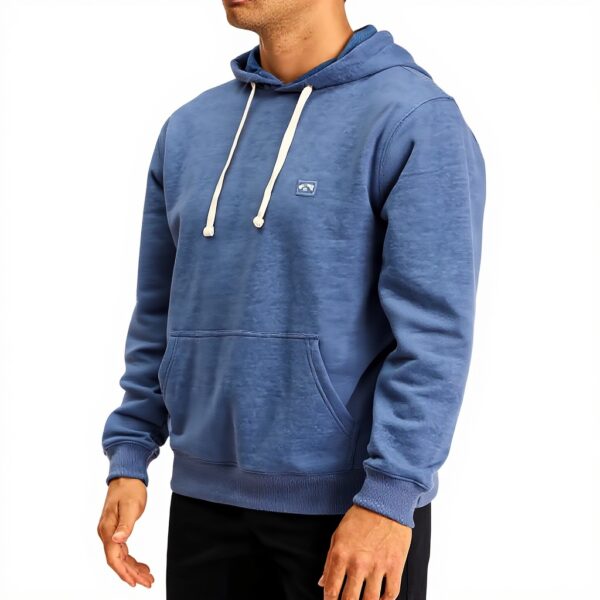 Billabong Mens Classic Pullover Hoodie Slate Blue Medium