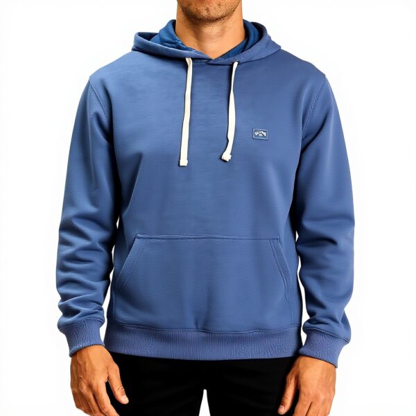 Billabong Mens Classic Pullover Hoodie Slate Blue Medium