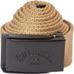 Billabong Mens Cog Belt Navy Military Gravel One Size-0