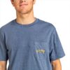 Billabong Mens T-Shirt Stacked Arch Pocket Core Fit