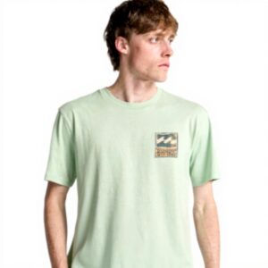Billabong Mens T-Shirt Soft Print Side Flag Label