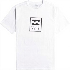 Billabong Mens Unity Stacked T-Shirt Cotton White