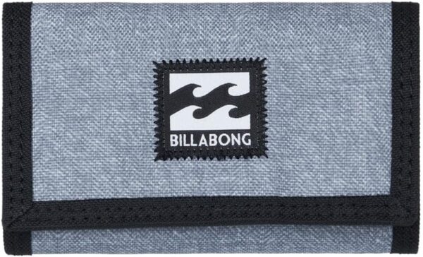 Billabong Mens Wallet Fold Lightweight Synthetic Grey-0