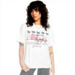 Billabong California Love Womens T-Shirt Salt Crystal Screen