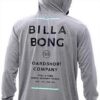 BILLABONG Mens Rash Guard Zip Hood Long Sleeve