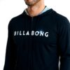 Billabong Rash Zip Hood Mens Rash Guard UPF Surf Shirt