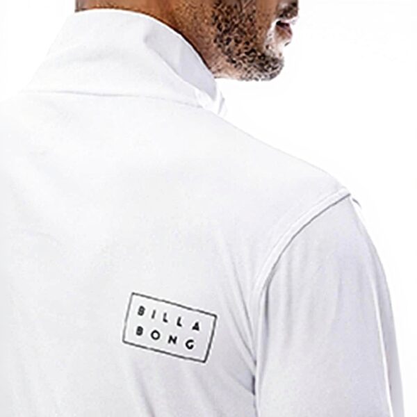 BILLABONG Mens Rash Guard Zip Thru Long Sleeve Swimwear