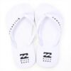 Billabong Womens Logo Flip Flops Beach Sandals EVA Rubber