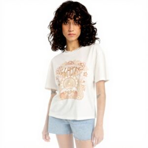 Billabong Womens T-Shirt Soft Comfortable Unique Print