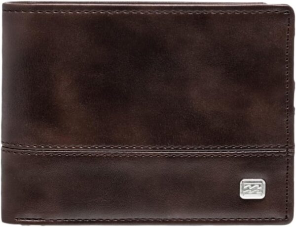 BILLABONG Mens RFID Wallet Compact Durable Black Char-0