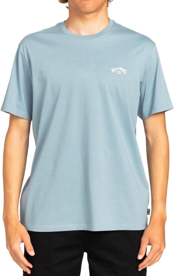 Quiksilver Mens Arch Crew T-Shirt Cotton Comfort Fit-0