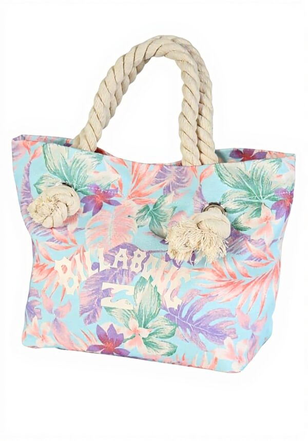 Billabong Tote Bag Cotton Canvas Mini Beach Bag Women