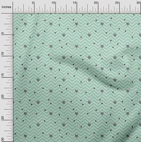 oneOone Velvet Fabric 58 Inch Wide Mint Green Stretch-2