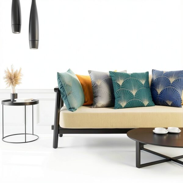 Pavo Cushion Cover 100 Polyester Tick Repellent Dark Colors-3