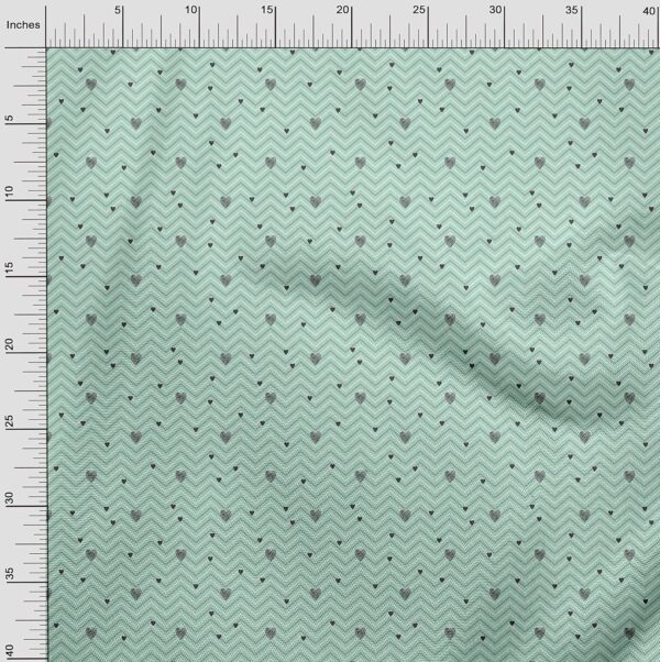 oneOone Velvet Fabric 58 Inch Wide Mint Green Stretch-3