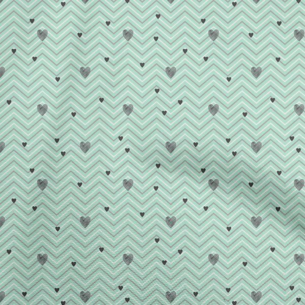 oneOone Velvet Fabric 58 Inch Wide Mint Green Stretch-0