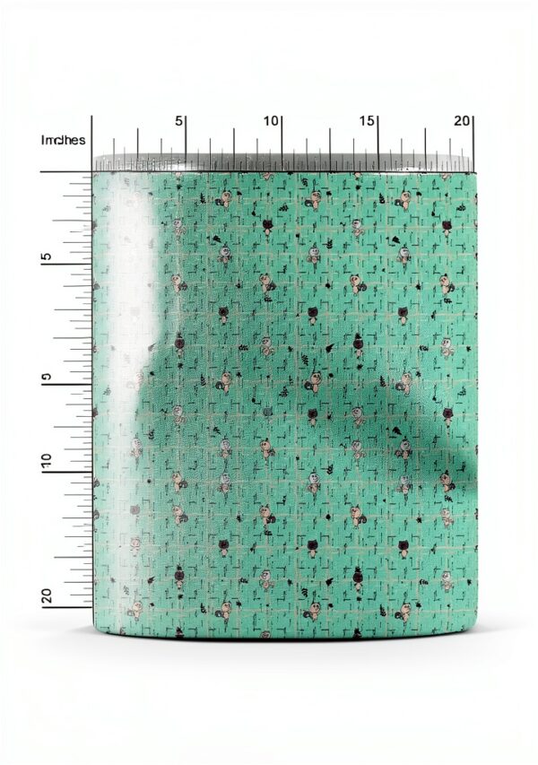 oneOone Velvet Fabric 58 Inch Wide Mint Green Sewing-1