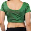 Velvet Saree Blouse Womens Cap Sleeve U Neck Stretchable-2