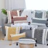 Oveesha Bohemian Cotton Pillow Covers Handwoven Home Decor-6