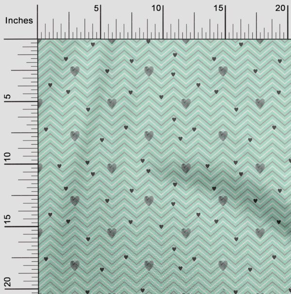 oneOone Velvet Fabric 58 Inch Wide Mint Green Stretch-1