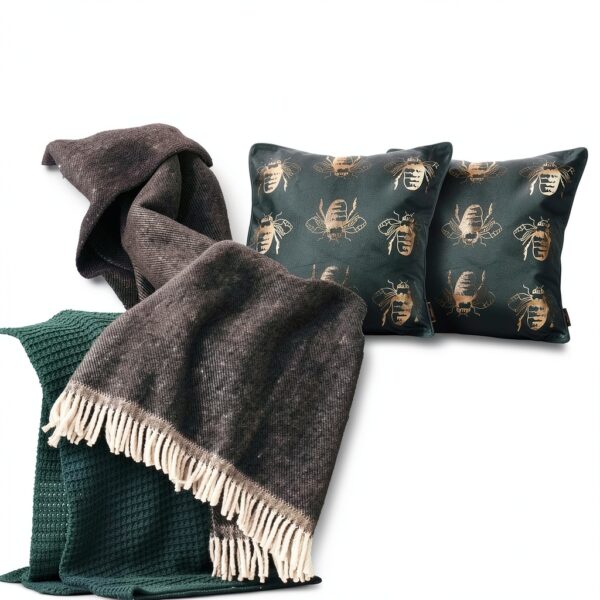 Pavo Mint Cushion Cover 45x45cm Polyester Home Decor-3