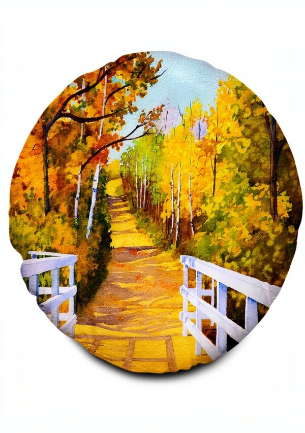 Designart Parkland Trails Photography Throw Pillow Cover