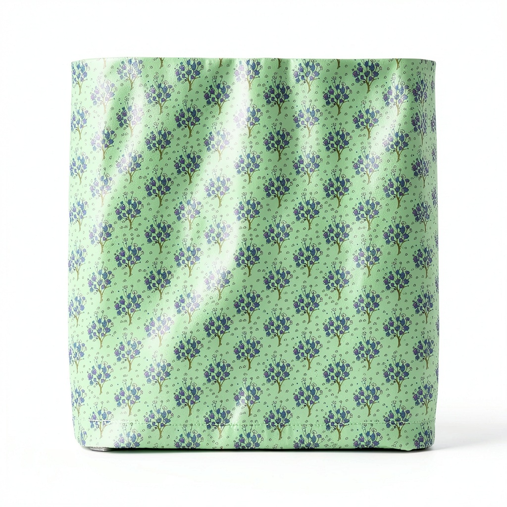 'oneOone Velvet Fabric in Mint Green displayed on a sewing table'