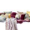 Be Glam Velour Cushion Cover Golden Pattern Decor-2