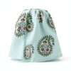 Velvet Fabric by oneOone Mint Green Stretch Decor Material-0